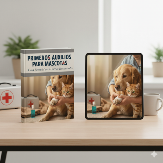 PRIMEROS AUXILIOS PARA MASCOTAS: Guía Esencial de Emergencia para Perros y Gatos (Ebook)